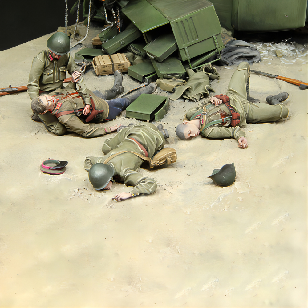 1/35兵人白模树脂模型