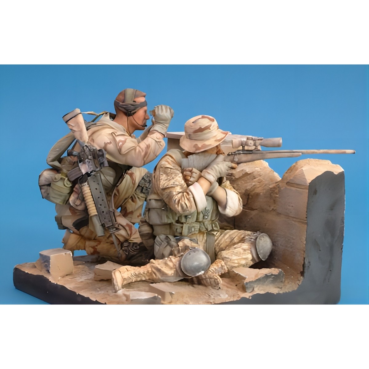 1/16兵人白模树脂模型