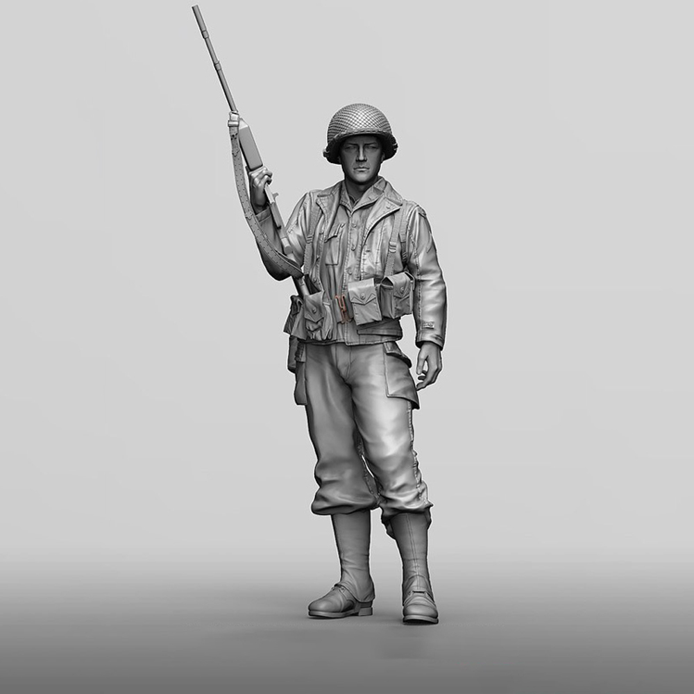 1/16兵人白模树脂模型