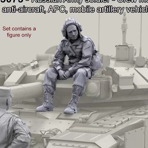 源模居GK 1/35树脂兵人模型 俄罗斯陆军士兵 手办白模 632R