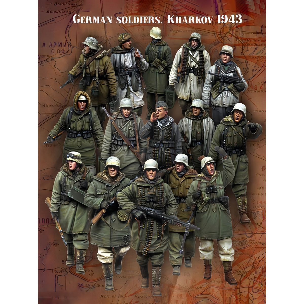 1/35兵人白模树脂模型