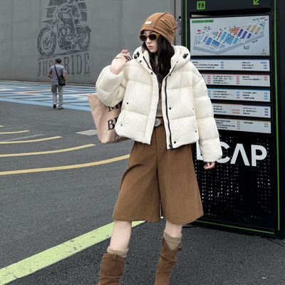 小个子泡芙短款羽绒服