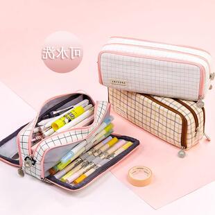 Simple large capacity stationery box pencil box creative mul