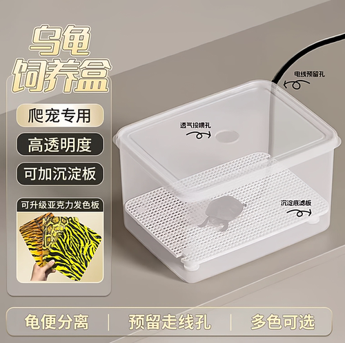乌龟饲养盒发色盒隔离养龟专用