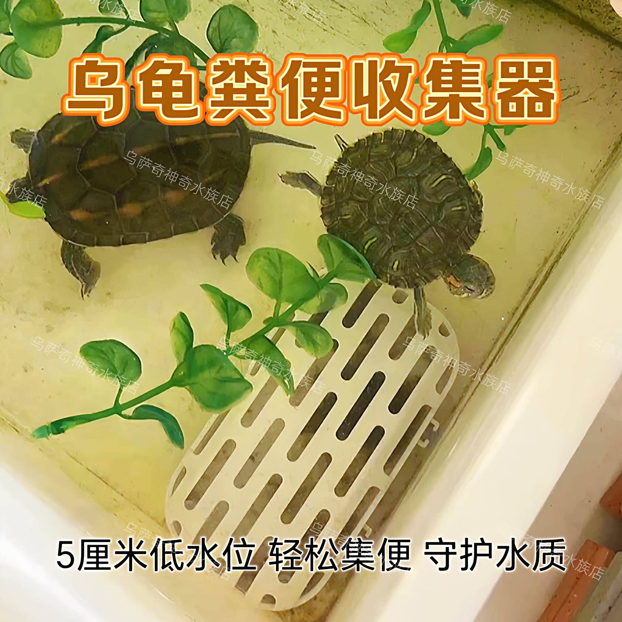 低水位乌龟粪便收集器大容量图片