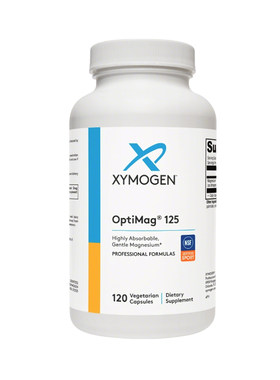 XYMOGEN甘氨酸复合镁胶囊OptiMag® 125 Capsules120粒/瓶2027/12