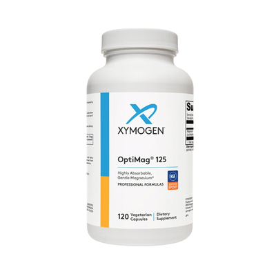 XYMOGEN甘氨酸复合镁胶囊OptiMag® 125 Capsules120粒/瓶2027/12