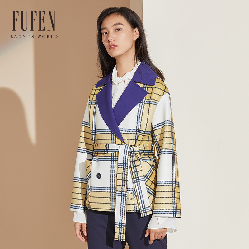 春秋季新款中长款休闲外套女平驳领宽松显瘦SY-14023