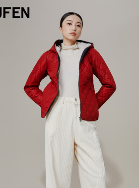 福芬新款冬短款棉袄女棉服外套宽松气质小众棉衣女MF-14026