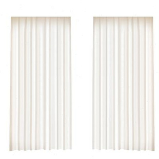 窗帘纱帘透光不透人阳台卧室飘窗免打孔防勾丝客厅W隔断梦幻白纱