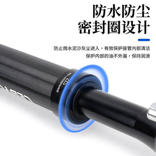 登山自行车座管铝合金CNC减震坐垫杆27.2代驾折叠电动车避震坐杆