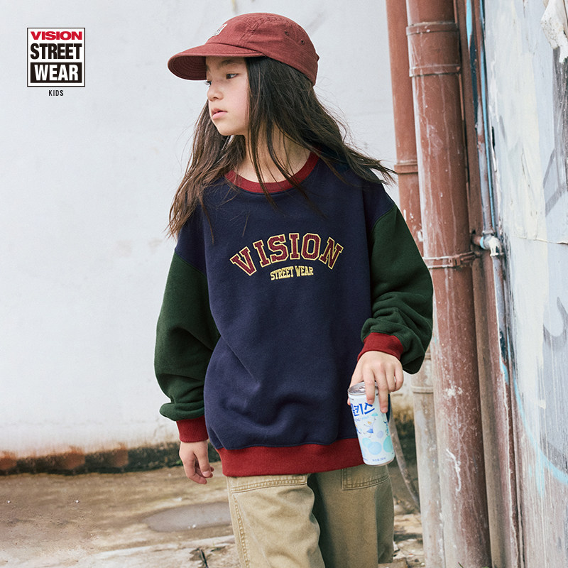 VISIONKIDS美式复古卫衣