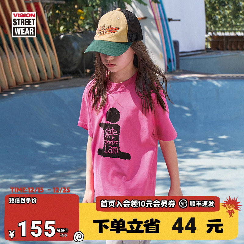 VISION童装 Skate Therefore I Am历史复刻系列圆领短袖T恤3色