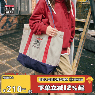 BOXLOGO大容量工装 美式 帆布包托特包2色男女儿童 KIDS VISION