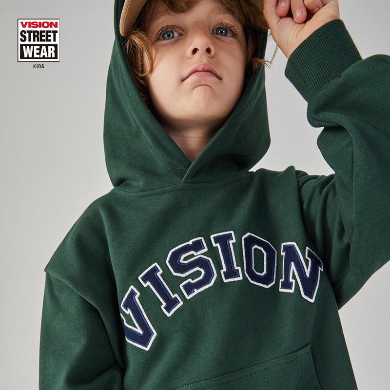 VISION复古连帽卫衣