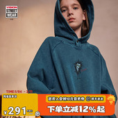 宽松长袖 VISION 卫衣 男女儿童秋冬美式 复古连帽时尚 KIDS 童装