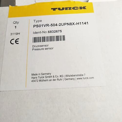议价图尔克TURCK PS01VR-504-2UPN8X-H1141 压力感测器 全新原装