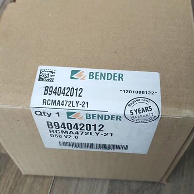 议价本德尔 RCMA472LY-21 BENDER剩余电流监视仪绝缘监视器 全新