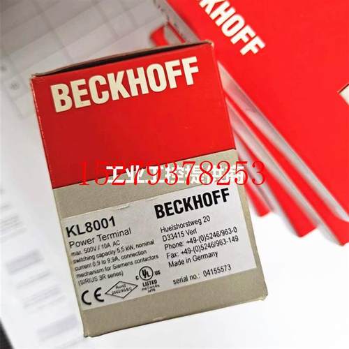 议价BECKHOFF倍福KL8001KL1819KL1872KL1904数字量输入模块原装