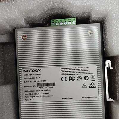 议价全新MOXAEDS408A工业乙太网交换机原装正品带0