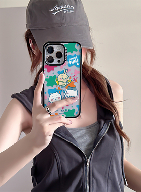 chiikawa适用苹果16promax手机壳新机15pro小八14plus吉伊卡哇13pm镜面亚克力ip12超好看保护壳女max新款外壳