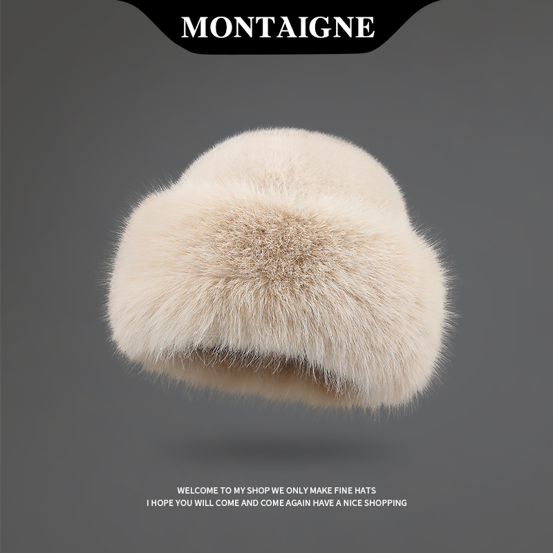 法国蒙田冬季蒙古帽保暖护耳帽