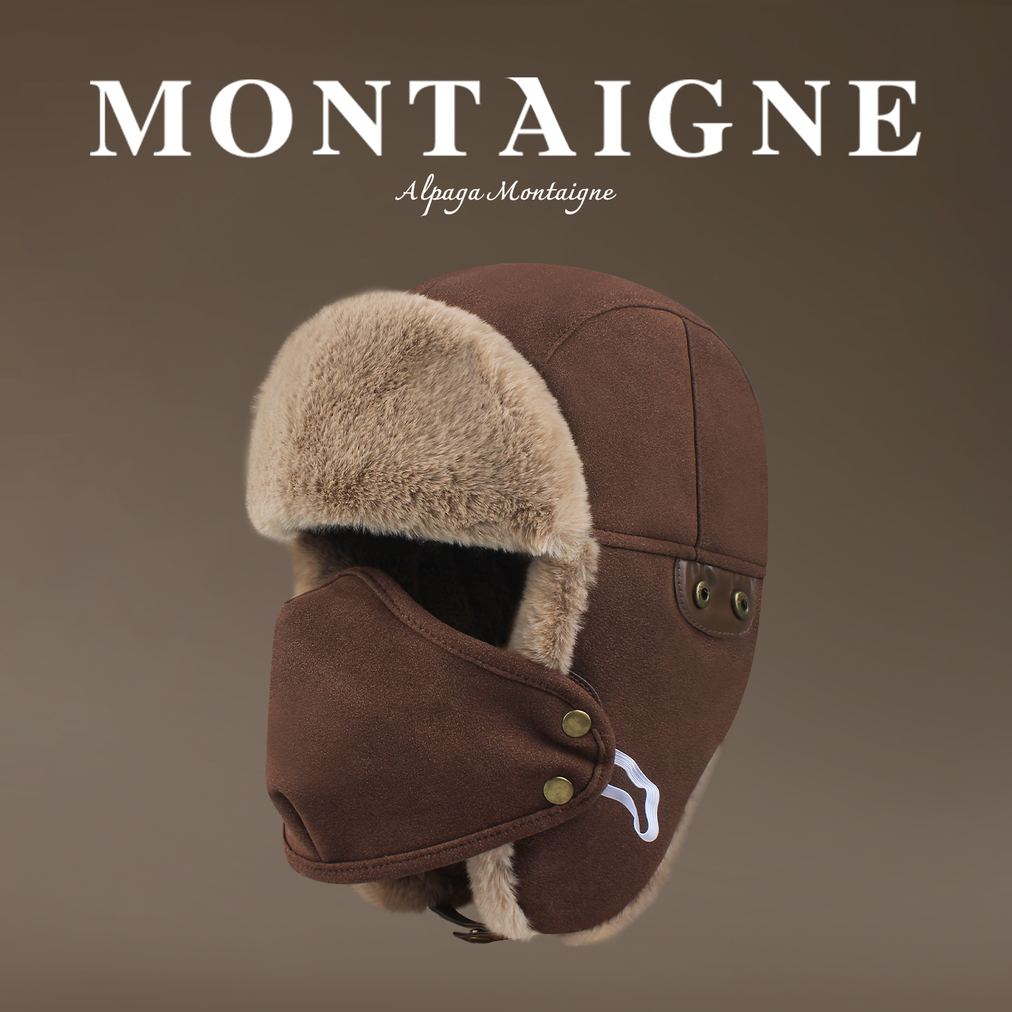 蒙田户外加绒加厚保暖防风雷锋帽