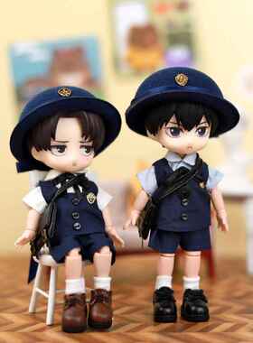 哈乐动漫ob11娃衣贵族幼稚园服12分素体可穿BJD娃娃配饰GSC现货