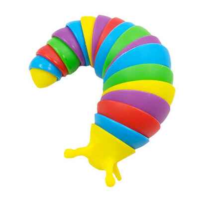 TikTok跨境蛞蝓减压玩具Fidget slug发泄pop it鼻涕虫解压玩具