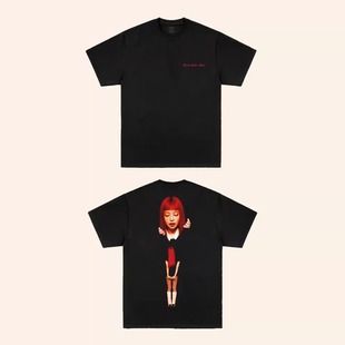 圆领宽松T恤tee 短袖 jennie官网Ruby新专辑同款 blackpink夏季