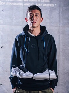 CLOT陈冠希同款藤原浩熊猫闪电联名连帽卫衣印花黑色宽松潮牌帽衫