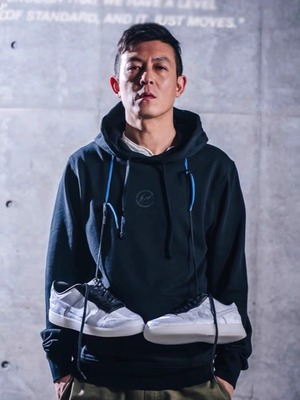 CLOT陈冠希同款藤原浩熊猫闪电联名连帽卫衣印花黑色宽松潮牌帽衫