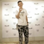 Pei 限定CLOT 20陈冠希同款 Tai 喜鹊印花男女潮牌潮流宽松短袖 T恤