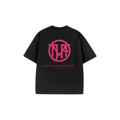 【顽童MJ116主理】MJ FRESH SS23后背大字母logo印花宽松短袖T恤