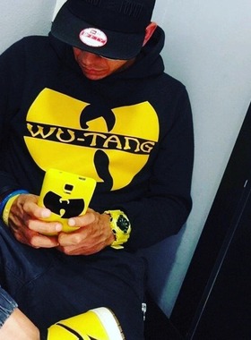 重磅 西海岸武当Wu经典灰色连帽卫衣 HIPHOP|说唱|BBOY|街舞|DJ