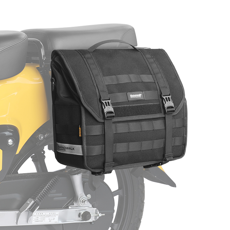 犀牛摩托车边包机车骑行装备后座侧边包快拆防水单肩包