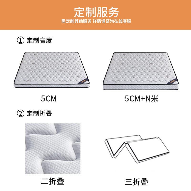 薄款儿童床垫10cm棕垫1.2m硬环保椰棕榈1.8米学生宿舍榻榻米垫子