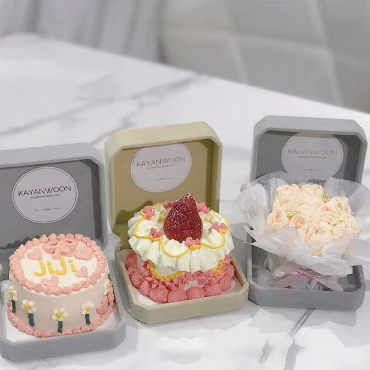 蛋糕装饰配件戒指盒生日帽眼镜