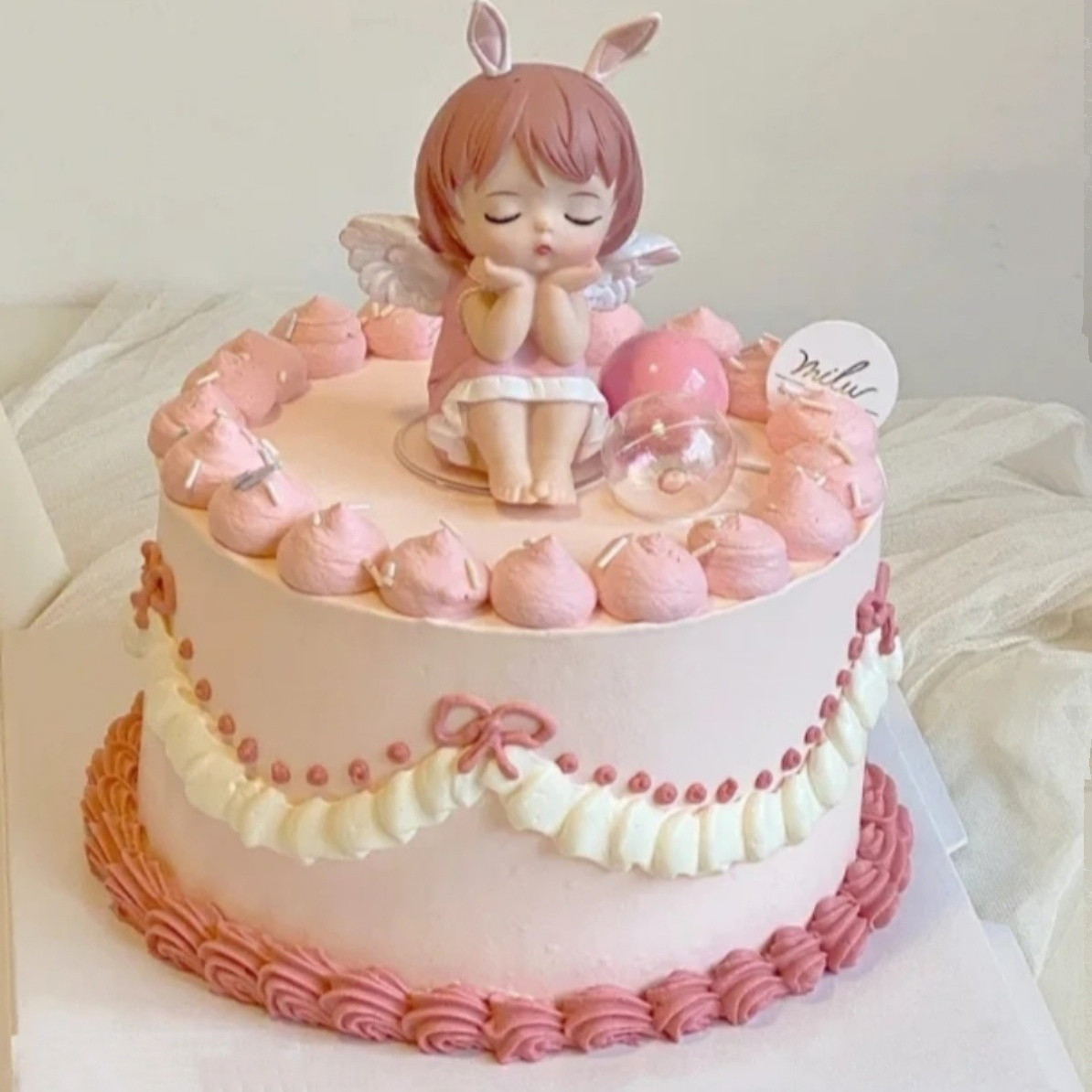 网红安妮宝贝蛋糕摆件贝拉天使可爱女孩生日公主王子烘焙装饰插件,节庆用品/礼品,蛋糕/烘焙装饰用品,淘宝优惠券,粉丝福利购,淘宝优惠卷