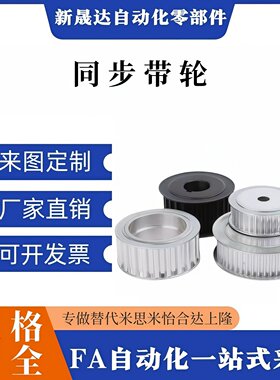 非标 怡合达同步带轮S3MS5MS8M/S14M/L/XL/MXL/H/T5T10惰轮定做