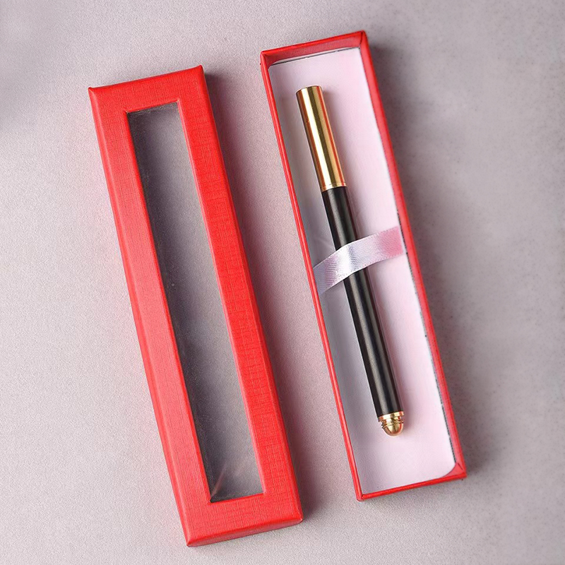 紫光檀中性笔速干木制盒装