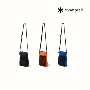 SnowPeak雪峰户外斜挎包男女情侣款轻便休闲单肩包NSD-AC-25AU004