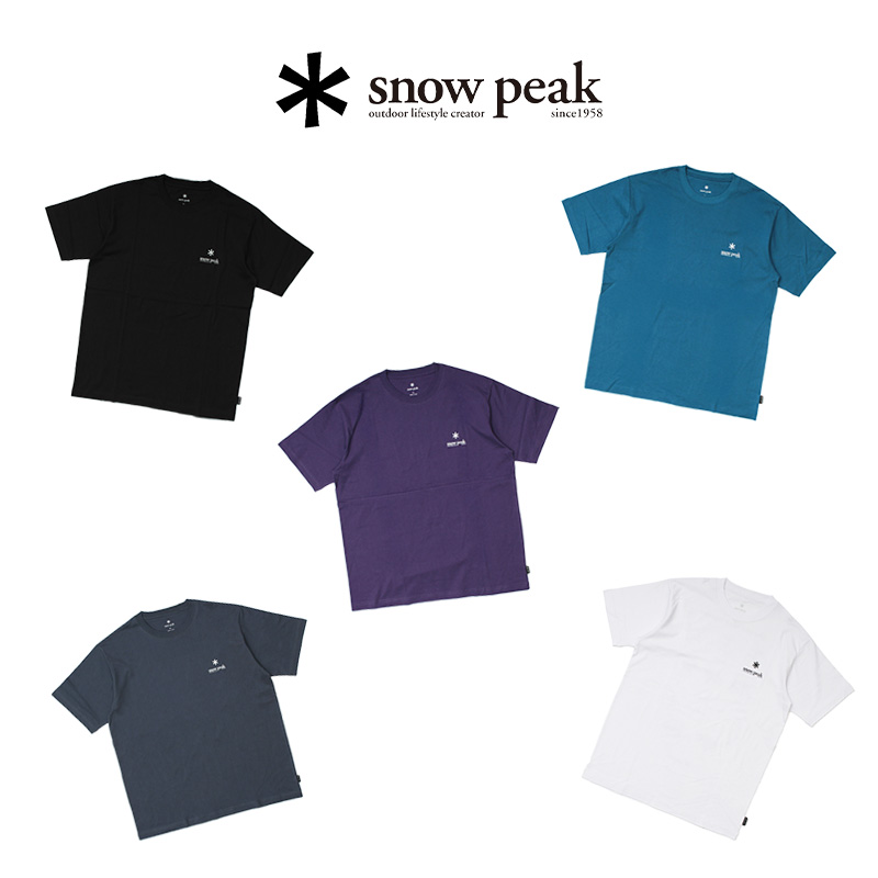 SnowPeak雪峰男女同款短袖T恤