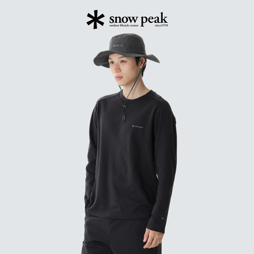 SnowPeak雪峰T恤男圆领长袖上衣
