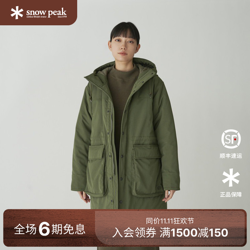 SnowPeak户外连帽羽绒服保暖外套