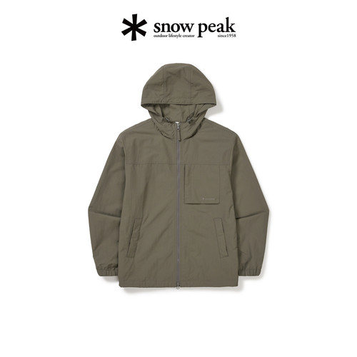 SnowPeak雪峰夹克男秋新款户外通勤山系防风工装连帽外套丨WB12