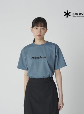 snowpeak雪峰2025春夏户外运动T恤Unwind圆领T恤休闲短袖男女款