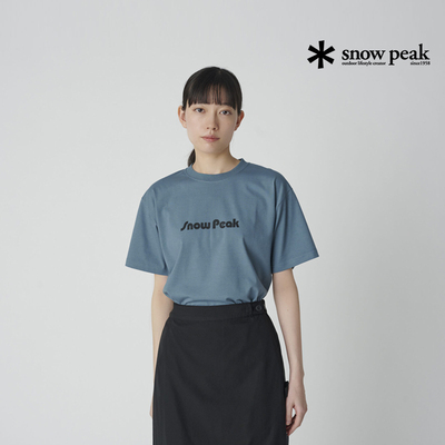 snowpeak雪峰2025春夏户外运动T恤Unwind圆领T恤休闲短袖男女款