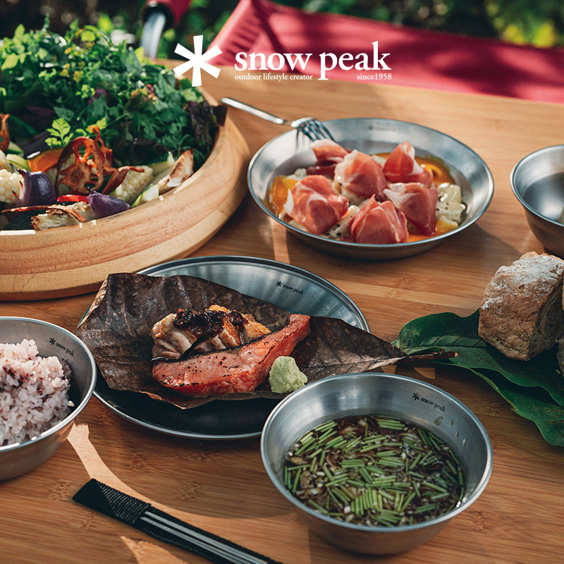 snowpeak餐盘不锈钢露营户外