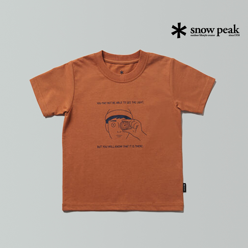 SnowPeak儿童休闲印花T恤
